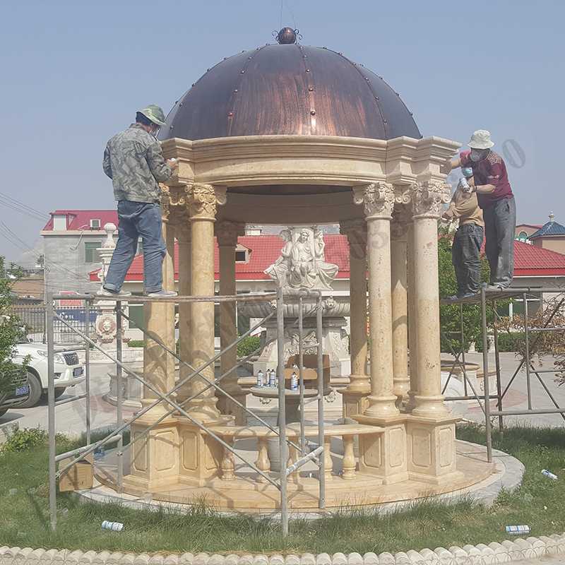 歐式景觀涼亭，歐式大理石涼亭，歐式柱子亭子