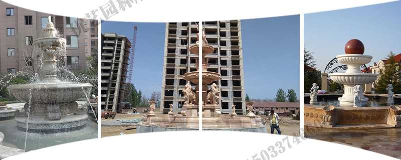 大理石景觀噴泉安裝，大型景觀噴泉廠家，景觀石雕噴泉廠家