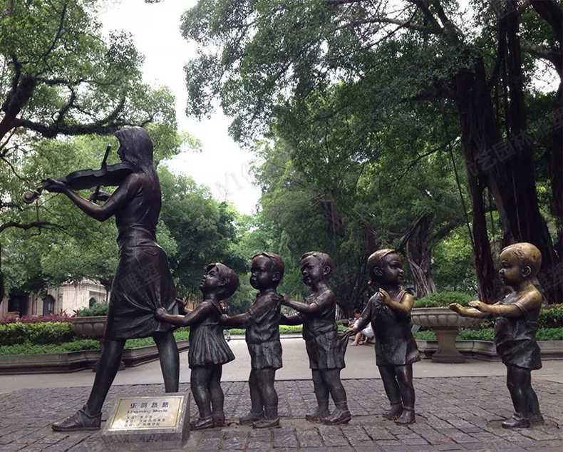 銅人物雕塑，銅小孩雕塑