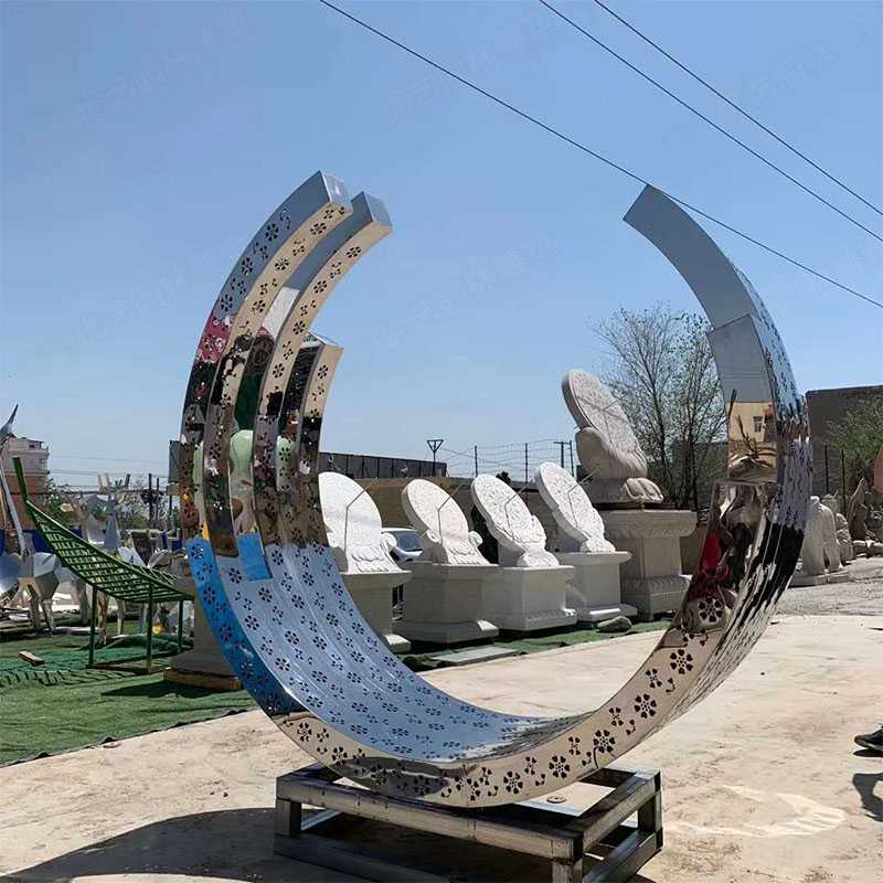 不銹鋼圓環(huán)雕塑 不銹鋼圓環(huán)雕塑