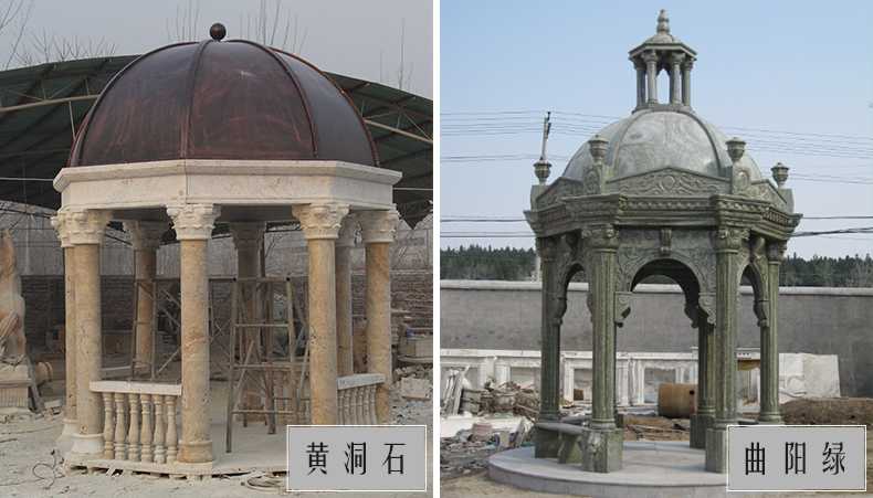 歐式景觀亭子，石雕大理石亭子，河北涼亭廠家
