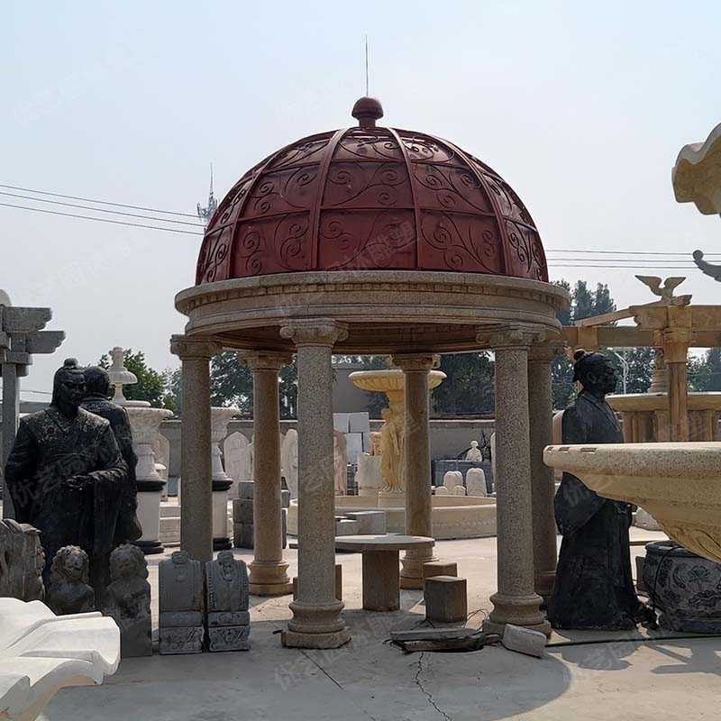 景觀雕塑定制，石雕涼亭如何保養(yǎng)