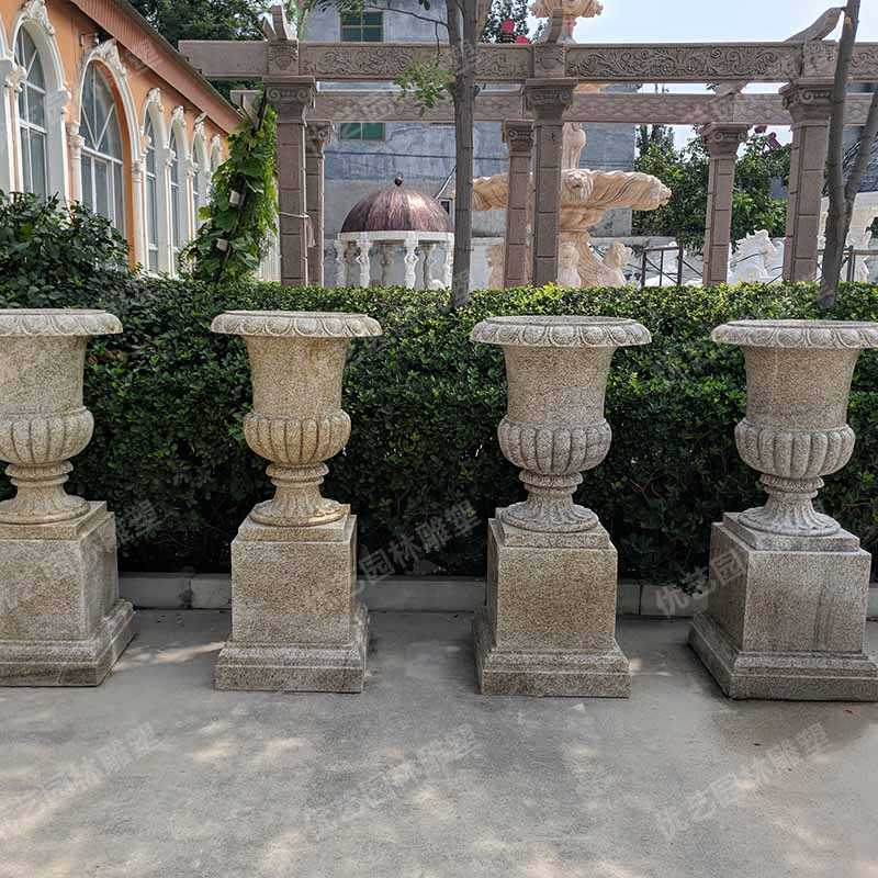 花園景觀花盆，花崗巖花盆