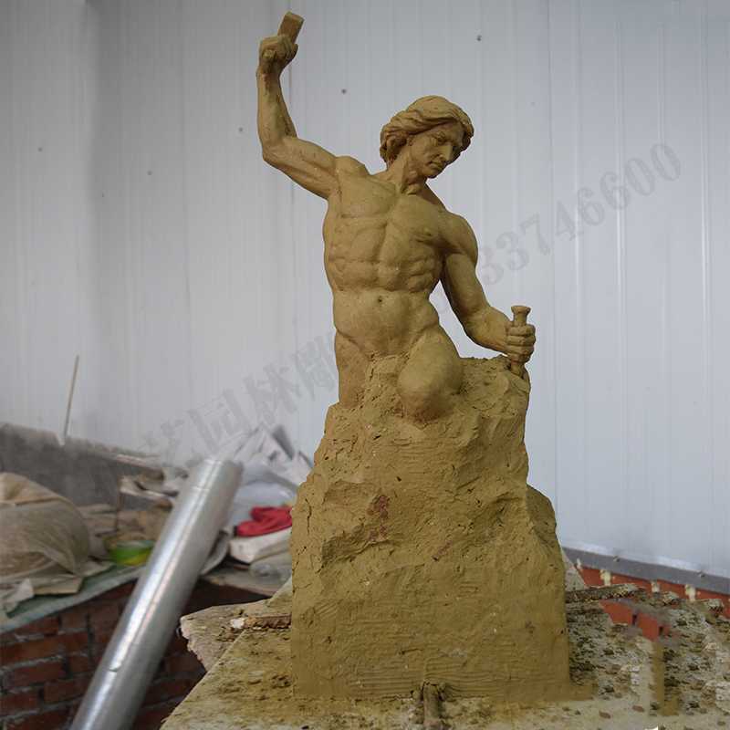 自我雕刻，雕刻自我，自我雕刻雕塑