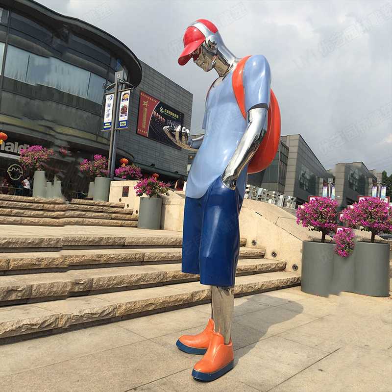 不銹鋼人物雕塑，不銹鋼雕塑工廠